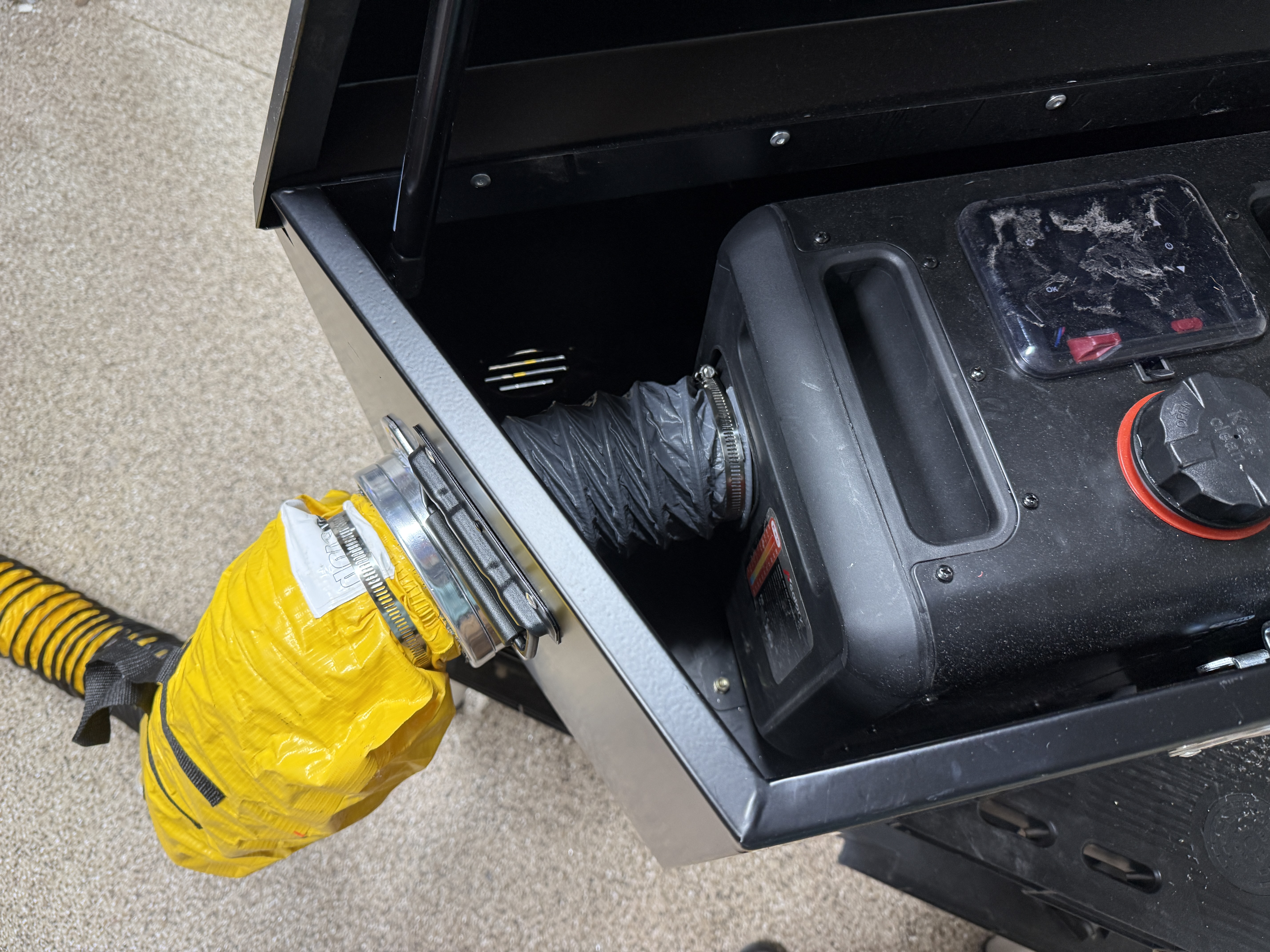 Final tongue box assembly