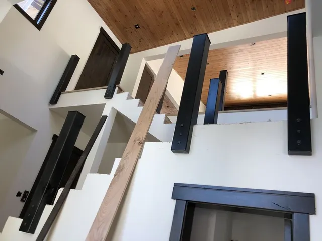 Architectural steel detailing by CC Welding — custom exterior steel for a modern Tahoe home (photo 12 of 28)