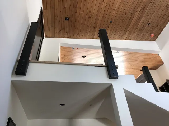 Architectural steel detailing by CC Welding — custom exterior steel for a modern Tahoe home (photo 13 of 28)