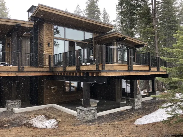 Architectural steel detailing by CC Welding — custom exterior steel for a modern Tahoe home (photo 17 of 28)