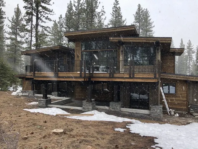 Architectural steel detailing by CC Welding — custom exterior steel for a modern Tahoe home (photo 18 of 28)