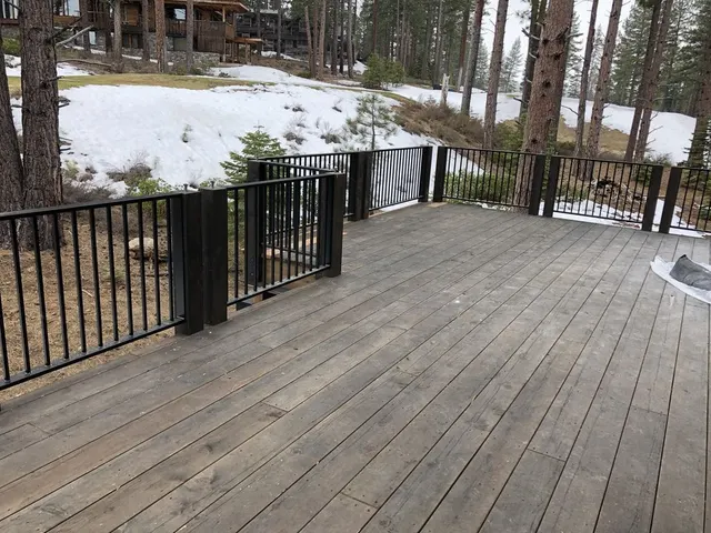 Architectural steel detailing by CC Welding — custom exterior steel for a modern Tahoe home (photo 24 of 28)