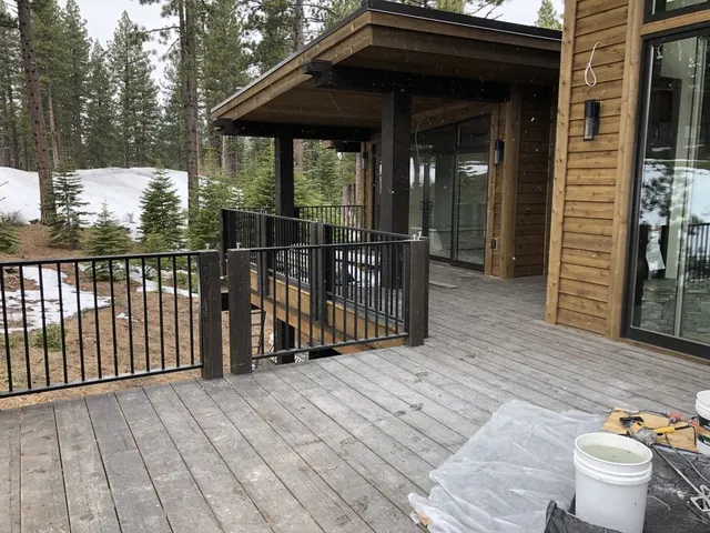 Architectural steel detailing by CC Welding — custom exterior steel for a modern Tahoe home (photo 25 of 28)