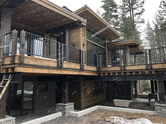 Architectural steel detailing by CC Welding — custom exterior steel for a modern Tahoe home (photo 26 of 28)