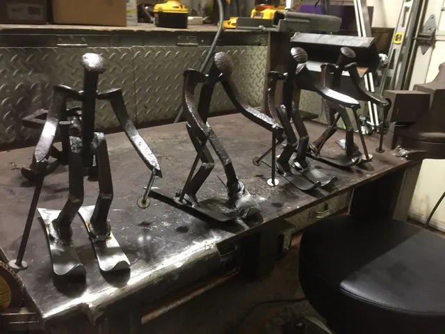 Custom metal fabrication in the CC Welding shop, Reno NV — material stock, jigs, fixtures and work in progress (photo 143 of 383)