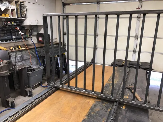 Custom metal fabrication in the CC Welding shop, Reno NV — material stock, jigs, fixtures and work in progress (photo 243 of 383)