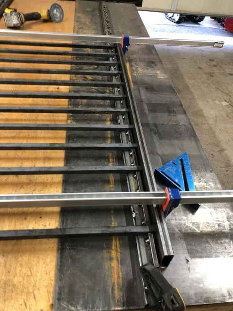 Custom metal fabrication in the CC Welding shop, Reno NV — material stock, jigs, fixtures and work in progress (photo 245 of 383)