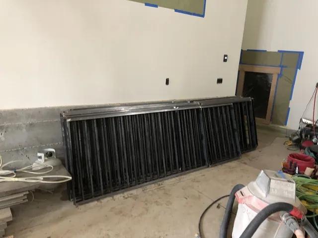 Custom metal fabrication in the CC Welding shop, Reno NV — material stock, jigs, fixtures and work in progress (photo 249 of 383)