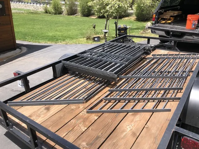 Custom gates and fence panels fabricated by CC Welding — ornamental driveway gates and tube fence panels (photo 2 of 38)