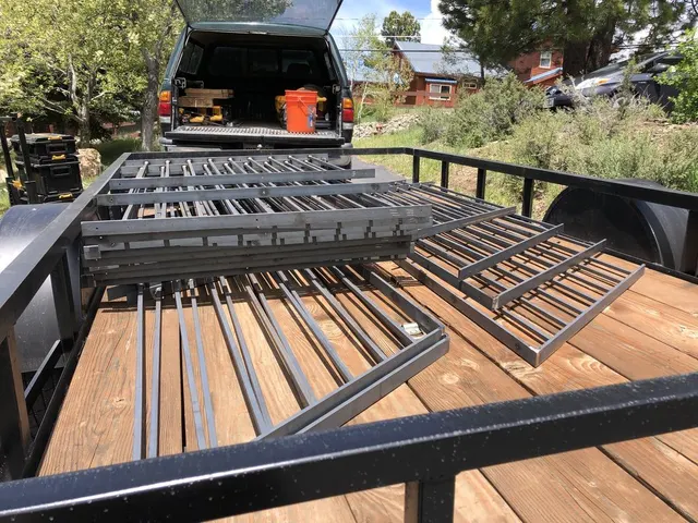 Custom gates and fence panels fabricated by CC Welding — ornamental driveway gates and tube fence panels (photo 8 of 38)