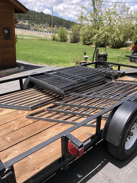 Custom gates and fence panels fabricated by CC Welding — ornamental driveway gates and tube fence panels (photo 9 of 38)