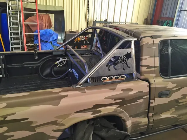 Ornamental steel and custom vehicle fabrication by CC Welding — plate-cut art, bumpers, bed cages and grille guards (photo 44 of 81)