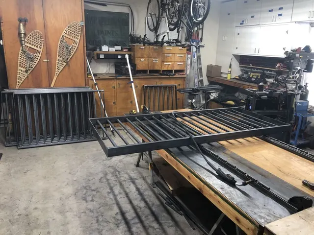 Custom railing and balustrade fabrication by CC Welding — stone-step handrails, cable rail and picket panels for Tahoe homes (photo 51 of 152)