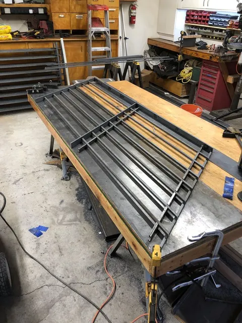 Custom railing and balustrade fabrication by CC Welding — stone-step handrails, cable rail and picket panels for Tahoe homes (photo 63 of 152)