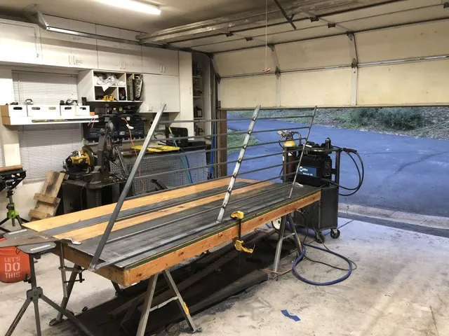 Custom railing and balustrade fabrication by CC Welding — stone-step handrails, cable rail and picket panels for Tahoe homes (photo 108 of 152)