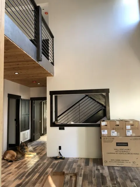 Custom railing and balustrade fabrication by CC Welding — stone-step handrails, cable rail and picket panels for Tahoe homes (photo 149 of 152)