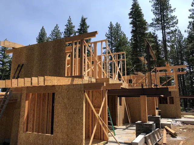 Structural steel fabrication by CC Welding — beams, columns, base plates and stair stringers for Tahoe projects (photo 8 of 68)