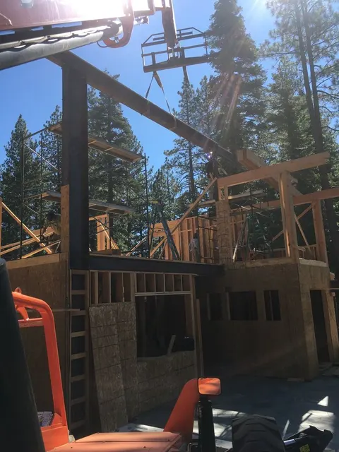 Structural steel fabrication by CC Welding — beams, columns, base plates and stair stringers for Tahoe projects (photo 22 of 68)